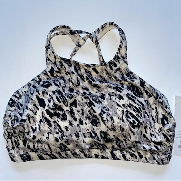 All in Motion High Neck Strappy Back Bikini Top - Picture 3 of 6